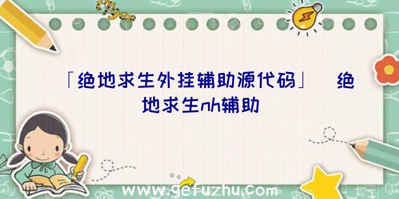 「绝地求生外挂辅助源代码」|绝地求生nh辅助